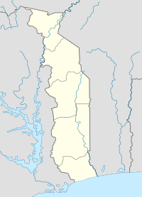 Kara (olika betydelser) på en karta över Togo