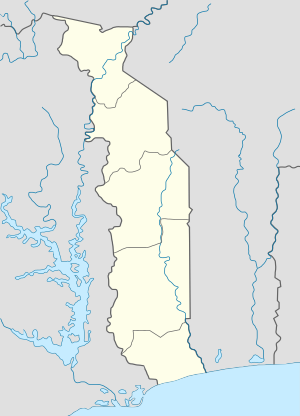 Lomé is located in Togo