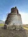 Fireplace tower from side