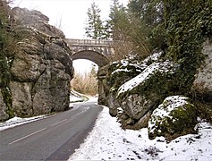 Le pont depuis Saint-Aupre