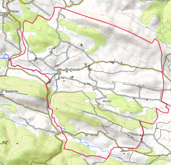 Topografická mapa.