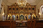 English: Church of the Nativity of the Virgin Mary in Trzciana. Polski: Dawna cerkiew Narodzenia Bogurodzicy we wsi Trzciana.