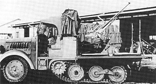 <span class="mw-page-title-main">Type 98 20 mm AA half-track vehicle</span> Self-propelled anti-aircraft gun