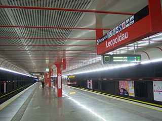 <span class="mw-page-title-main">Leopoldau station</span> Vienna U-Bahn station