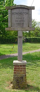 <span class="mw-page-title-main">Honington, Suffolk</span> Village in West Suffolk, England