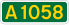 UK road A1058.svg