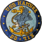 USS Hamner (DD-718) insignia, in 1966 (NH 68364-KN).png