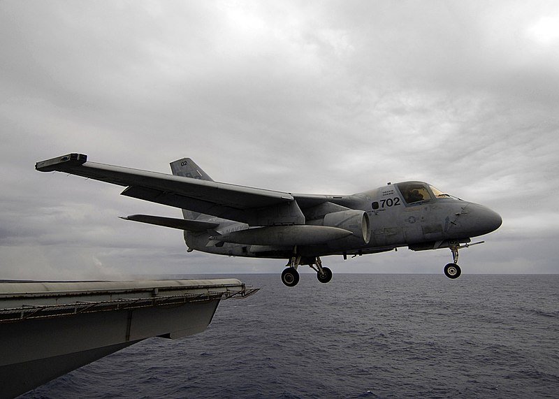 File:US Navy 051116-N-9742R-006 An S-3B Viking piloted by VS-32's Commanding Officer, Cmdr. William K. Henderson, launches from the flight deck of the nuclear-powered aircraft carrier USS Enterprise (CVN 65).jpg