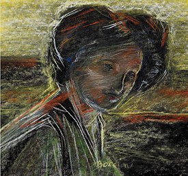 Umberto Boccioni, 1(882 - 1916), Untitled Portrait, c.1909. Pastel on paper., Harn Museum.jpg