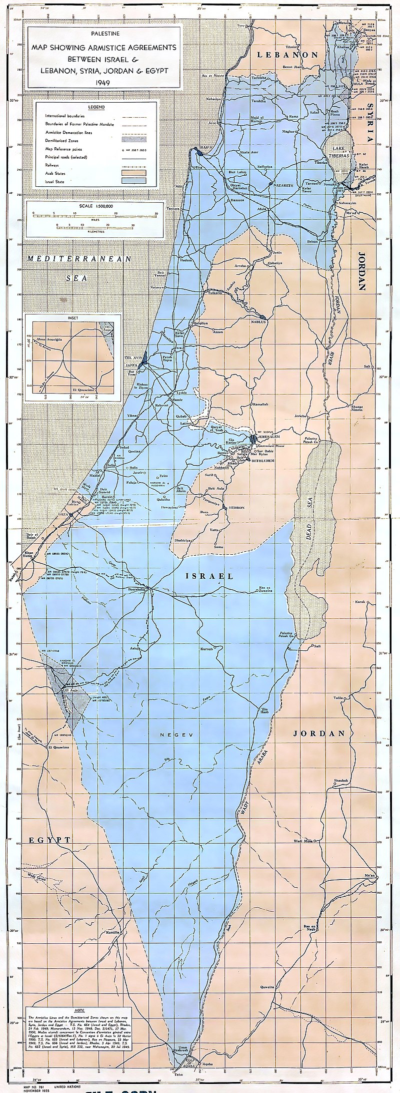 800px-United_Nations_Palestine_map_showing_Armistice_Agreements_between_Israel_%26_Lebanon%2C_Syria%2C_Jordan_%26_Egypt_1949-1950.jpg