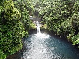 Waterval bij Ureca in het zuiden van Bioko