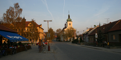 Market square in Veverská Bítýška