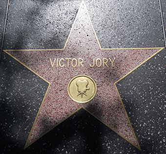 Jory's star on the Hollywood Walk of Fame at 6605 Hollywood Blvd