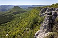 * Nomination View of Mount Tepe-Kermen near Bakhchisaray, Crimea --Bestalex 13:00, 5 June 2021 (UTC) * Decline  Oppose Poor detail, oversharpened, sorry. --Nefronus 18:44, 6 June 2021 (UTC)