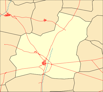 Mapa de localización de Villada