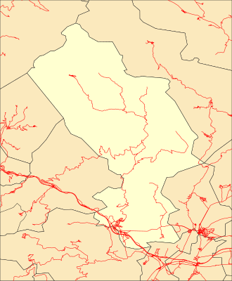 Mapa de localización de Villafranca del Bierzo