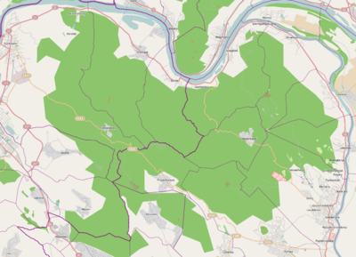 Pozíciós térkép Visegrádi-hegység OSM