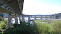 Vista baixo da ponte da ría de Betanzos.