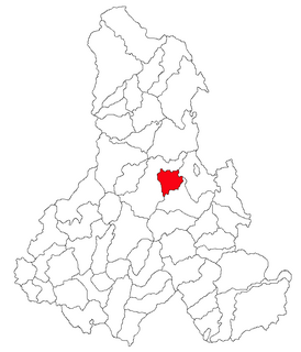 Voșlăbeni Commune in Harghita County, Romania