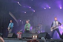 Left to right: Steve Diggle, Pete Shelley, Danny Farrant and Chris Remington, performing live at Hellfest 2013. W0809-Hellfest2013 Buzzcocks 71306.JPG