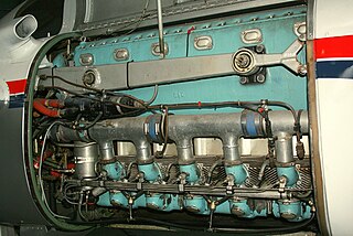 Avia M 337 inverted six-cylinder air-cooled inline engine