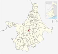 Location of Ward No. 84 in Kolkata Ward Map Ward no. 84 in Kolkata Municipal Corporation.svg