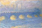 "Waterloo Bridge, temps couvert" (1904) de Claude Monet (W 1563)