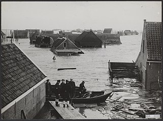 1953 North Sea flood, the Netherlands