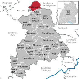 Weissach - Localizazion
