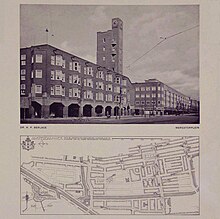 H. P. Berlage's Plan West as presented in Wendingen in 1927