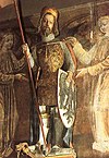 Hình Václav I tại Nhà thờ chính tòa Thánh Vitus do Peter Parler thực hiện vào thế kỷ 14