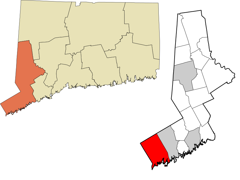 File:Western Connecticut incorporated and unincorporated areas Greenwich highlighted.svg