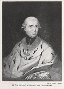 Philipp Franz Wilderich Nepomuk von Walderdorf (1739–1810), Fürstbischof von Speyer