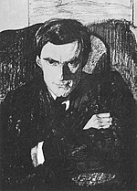 Witkacy - Elzenberg, rysunek węglem, 1912.jpg
