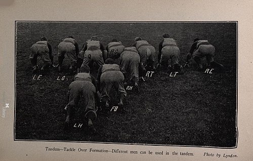 Tandem - Tackle Over Formation - Different men can be used in the tandem.