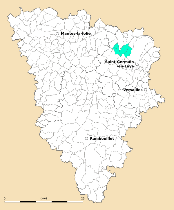 Cantón de Poissy-Norte