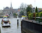 Geziech op Moordrech vaanoet Gouderak, euver d'n Hollandsen IJssel heer