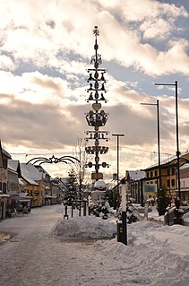 Kindberg Place in Styria, Austria