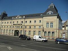 The entrance of the Zwack Factory