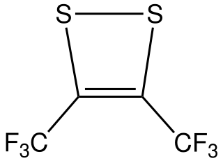 <span class="mw-page-title-main">3,4-Bis(trifluoromethyl)-1,2-dithiete</span> Chemical compound