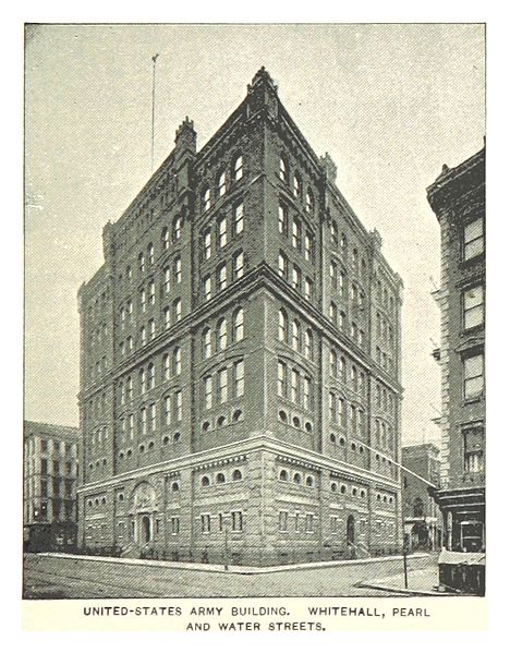 The Army Building where Guthrie had his physical examination
