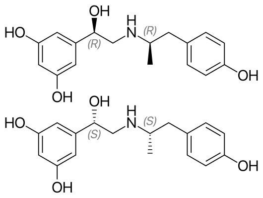 (RR)- and (SS)- fenoterol.svg