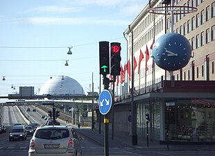 Klockan, Johanneshovsbron och Globen 2009