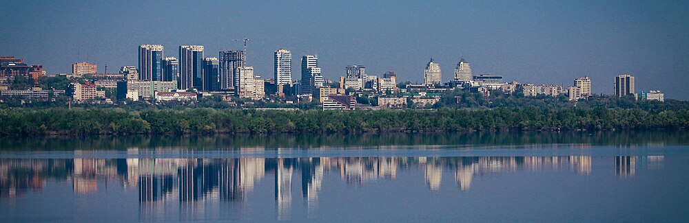 Панорама города со стороны Южного моста