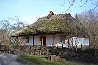 Taverna del villaggio di Rudyakiv, regione di Kiev, Ucraina