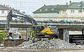 * Nomination Heavy equipment (crawler excavator Volvo EC380ENL) for demolition of the so-called “Pilzhochstraße” (mushroom high road) in Ludwigshafen am Rhein --F. Riedelio 18:44, 17 January 2022 (UTC) * Promotion Noise should be reduced. --Ermell 22:28, 18 January 2022 (UTC) @Ermell:  New version Thanks for the review. --F. Riedelio 16:54, 19 January 2022 (UTC) Sharpness could be better as well. Fixable? --Ermell 19:52, 22 January 2022 (UTC) @Ermell:  New version I have tried to improve the sharpness. --F. Riedelio 08:17, 23 January 2022 (UTC)  Support Good quality now. Thanks. --Ermell 16:27, 23 January 2022 (UTC)