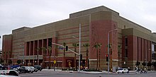 USC Trojans' Galen Center at Jefferson Blvd. and Figueroa St. 11-11-06-GalenCenter.jpg