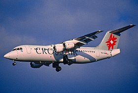 L'appareil qui s'est écrasé, un Avro 146-RJ 100, photographié en juillet 2001.