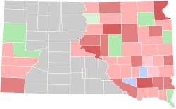 1892 South Dakota gubernatorial election results map by county.svg