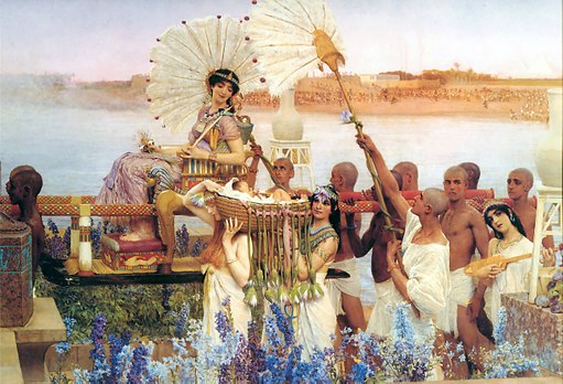 1904 Lawrence Alma-Tadema - The Finding of Moses